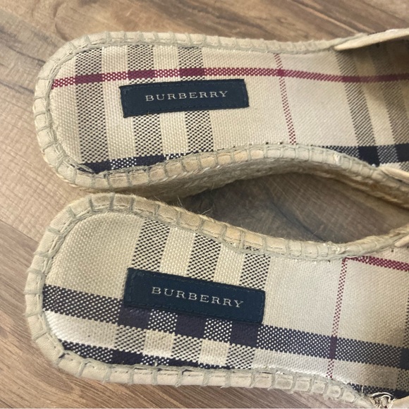 Burberry Espadrille Slip On Wedge Sandal - Picture 2 of 12
